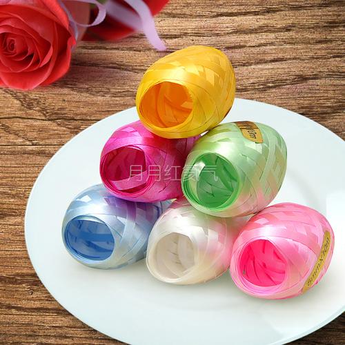 結婚婚慶婚禮用品 綁氣球配件 扎花彩帶 絲帶 扎氣球 多色